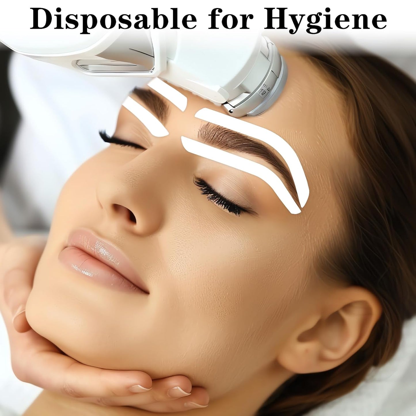 60 Pairs Eye Brow Stencils for Women, 3 Style Disposable 3-Style Eyebrow Stencils for Shaping, Adhesive Templates for Shaping Tinting Airbrush Makeup