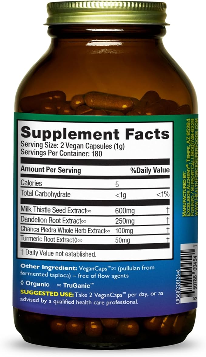 HEALTHFORCE SUPERFOODS Liver Rescue 360 Capsules