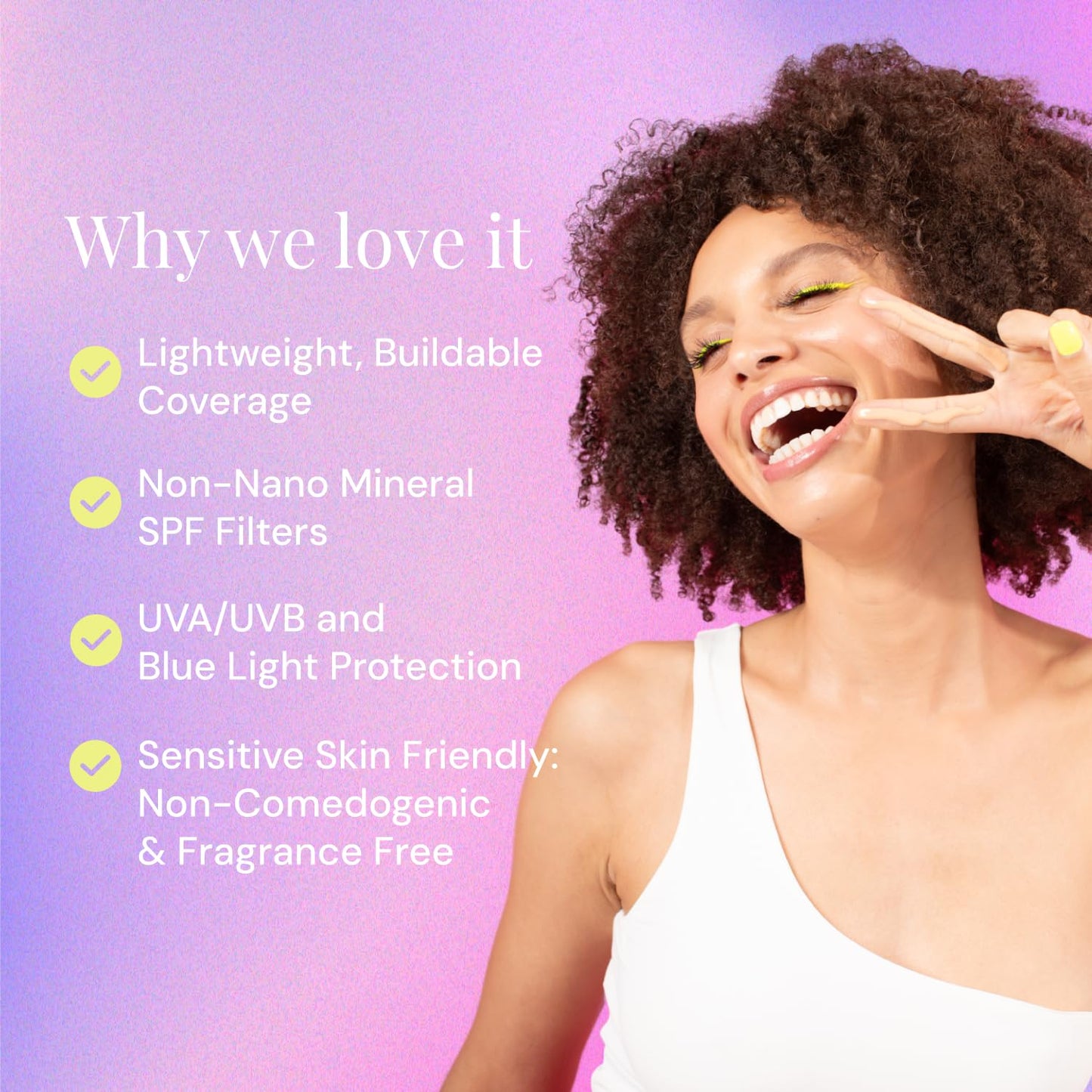 Naked Sundays BeautyScreen™ SPF 50 Mineral Peptide Foundation Tint – 2-in-1 Skin Tint & Mineral Sunscreen | Radiant, Buildable Coverage, Acne-Safe, Infused with Peptides (7 Tan Toffee, 1.01 oz)