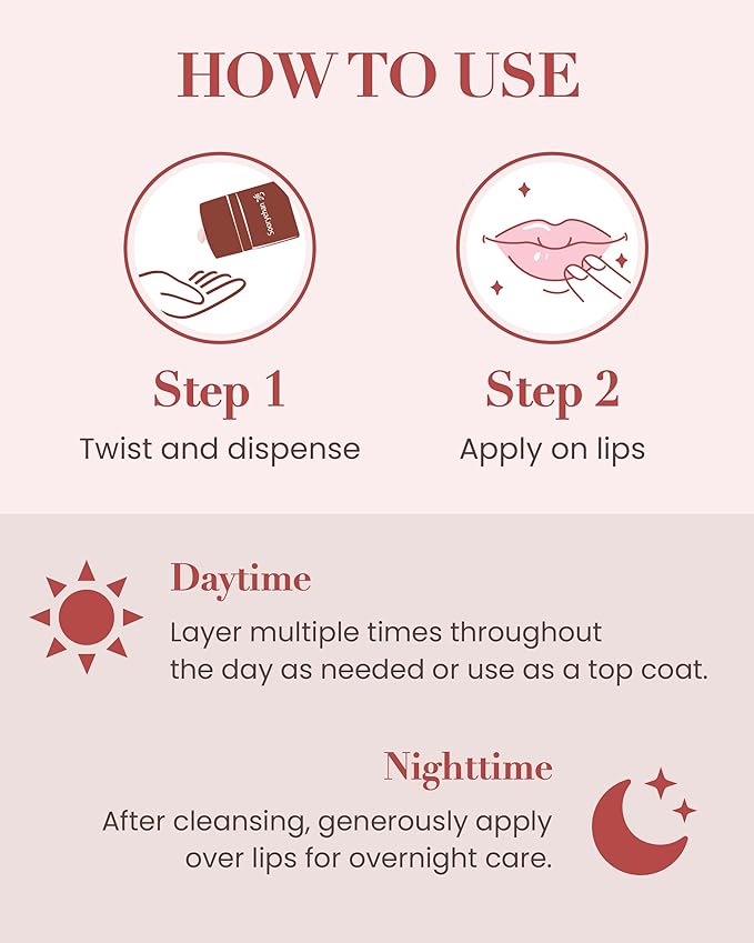 Sooryehan Volume Up Lipcerin (0.5fl oz) - Age-Defying, Plumping, Hydrating, Nourishing Lip Balm Care for Dry, Chapped Lips. Korean Skin Care. Peptides, Collagen, Shea Butter