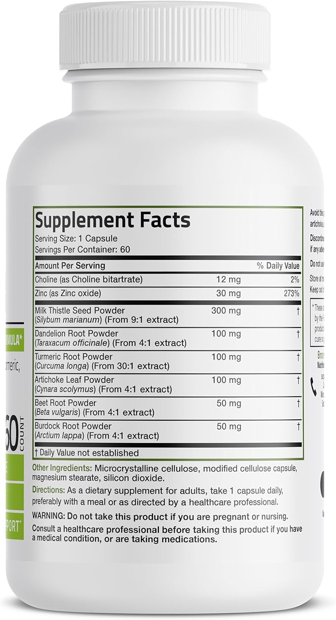 Bronson Liver Detox Advanced Detox & 60 Vegetarian