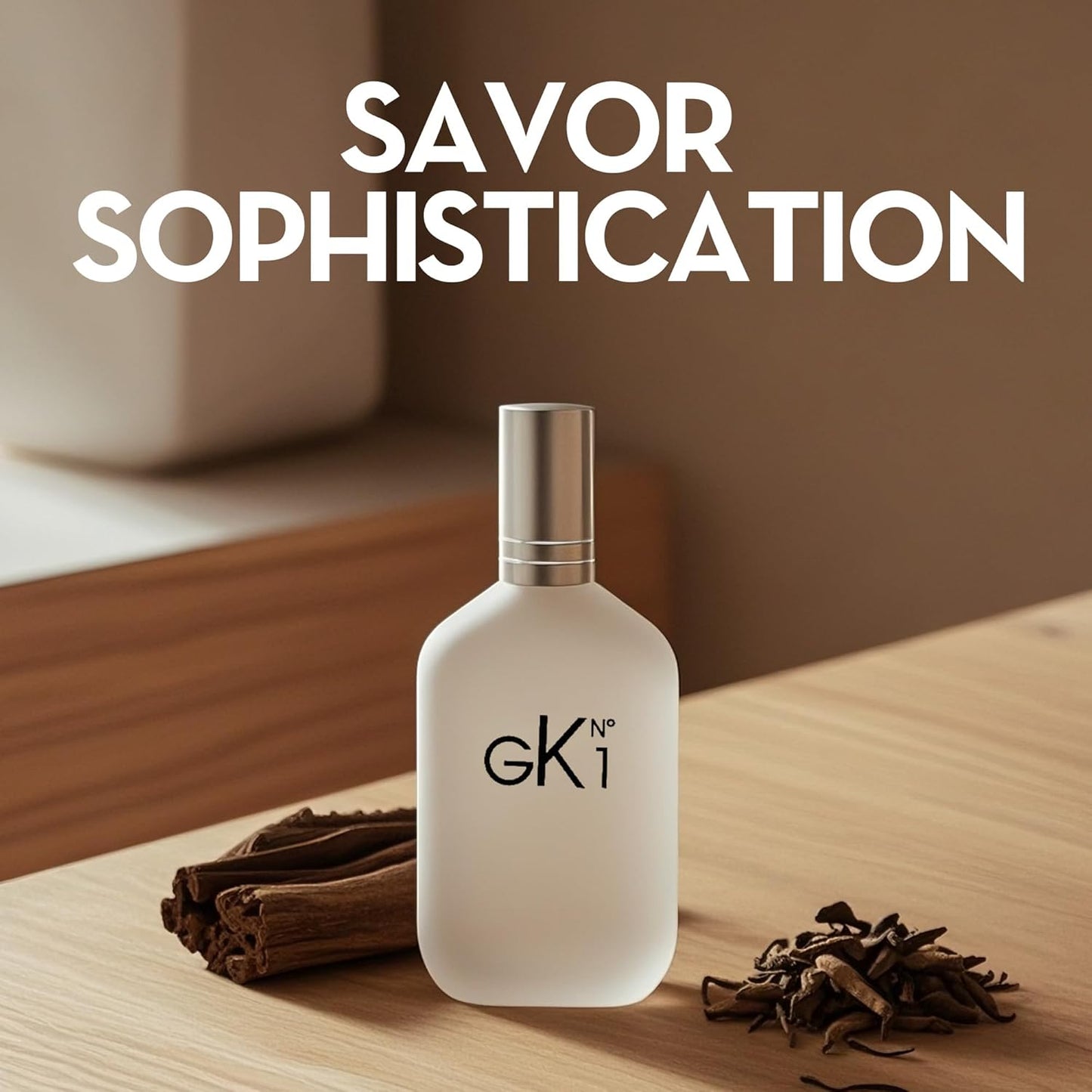 2PCS Valentine Milano/GK N1 Eau De Toilette for Men-Fresh,Romantic Scent Perfume for Men 3.4 Fl Oz Each Mens Cologne For All Skin Daily Used