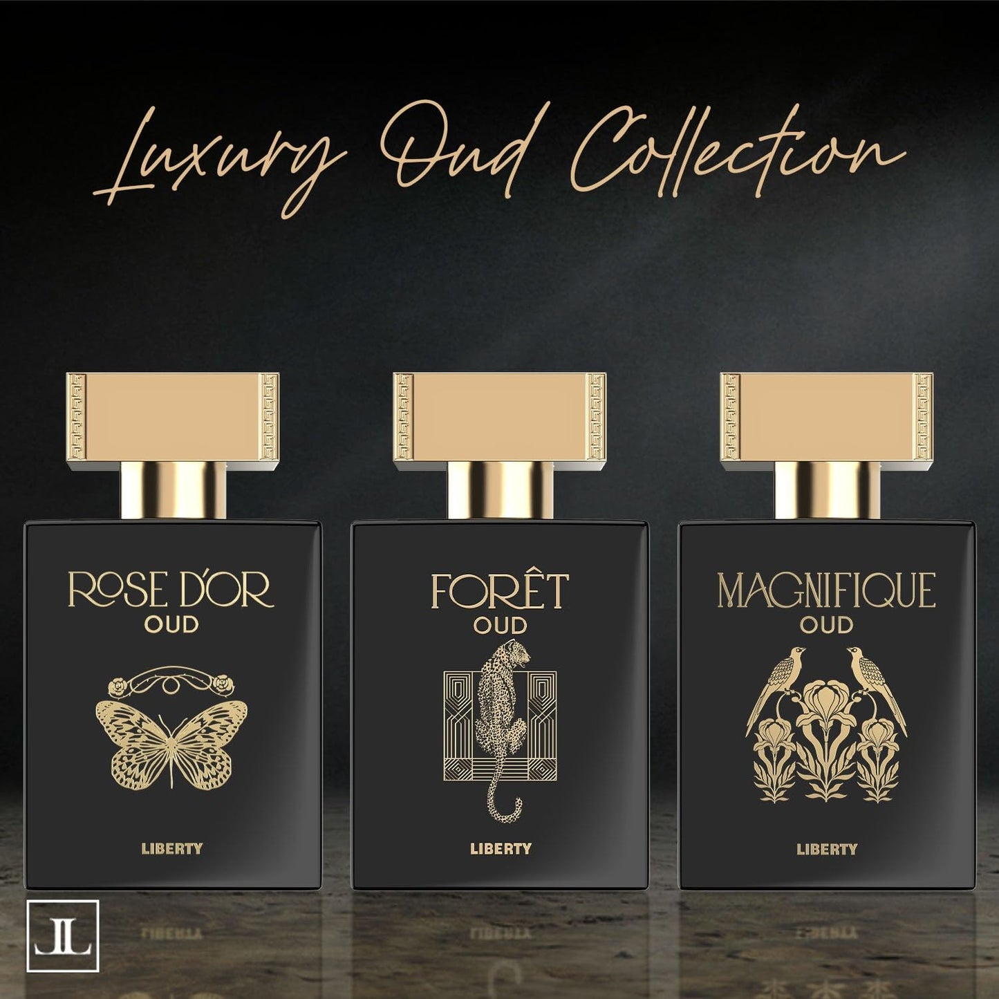 Liberty Oud Perfume for Men, 3.4 Oz Foret Premium Oud Perfumes Anniversary Edition Long-Lasting Eau de Perfume, Luxury Woody Fragrance for Men, Parfume Spray