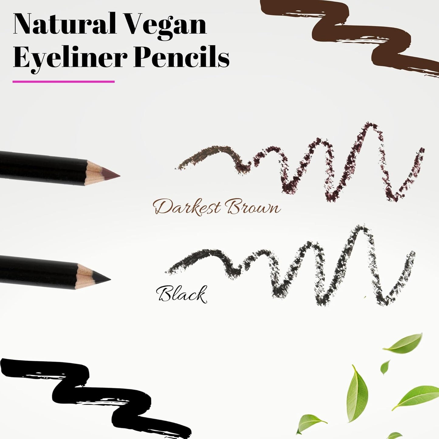 Fifth & Skin Better'n Ur Eyes Eyeliner Pencil (BLACK) – NATURAL - Hypoallergenic - Sensitive Eyes - Gluten Free - Cruelty Free - Paraben Free - Smooth Application