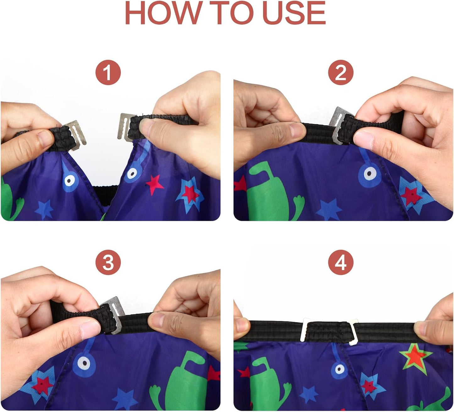 Kids Hair Cutting Cape (2 Pack) Professional Children Salon Barber Apron for Boys and Girls