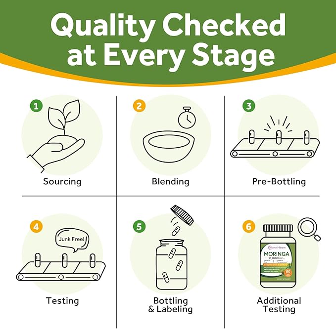 Doctor's Recipes Moringa 11,000 mg Strength 90 Caps and Multi Collagen Peptides 90Caps