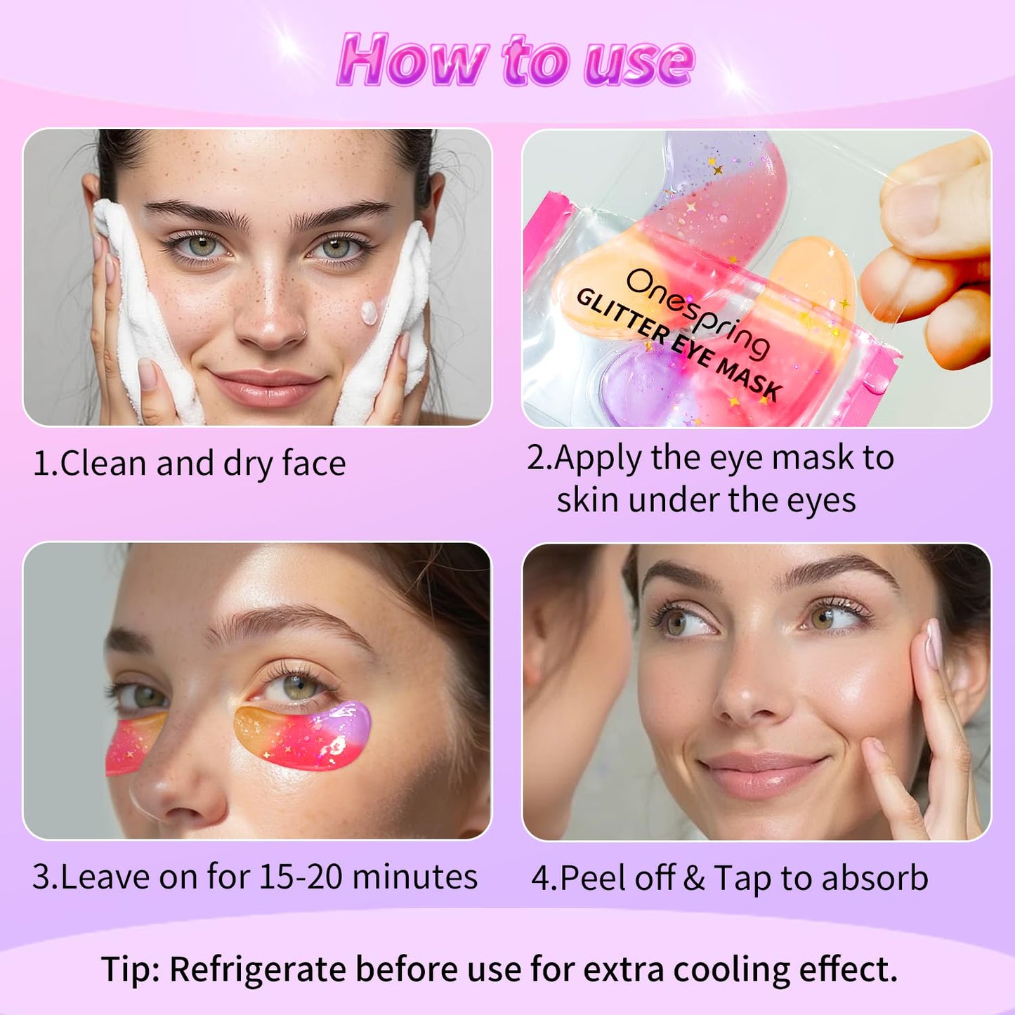 Eye Masks (24 Pairs) - Gift for Her - Under Eye Patches for Dark Circles, Puffiness, Wrinkles, Soothing & Hydrating, Skincare Eye Gel Pads, Beauty Essential for Women, Bridesmaid Gifts