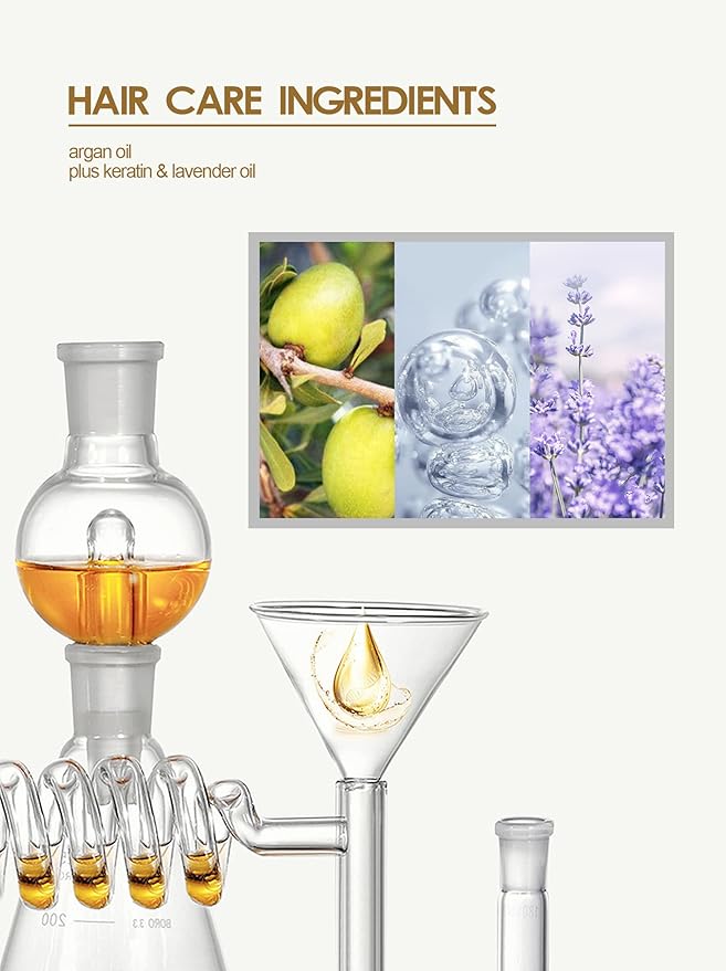 Herbishh Hair Color Cream for Gray Hair with Argan Hair Mask Pouch Pack of 5