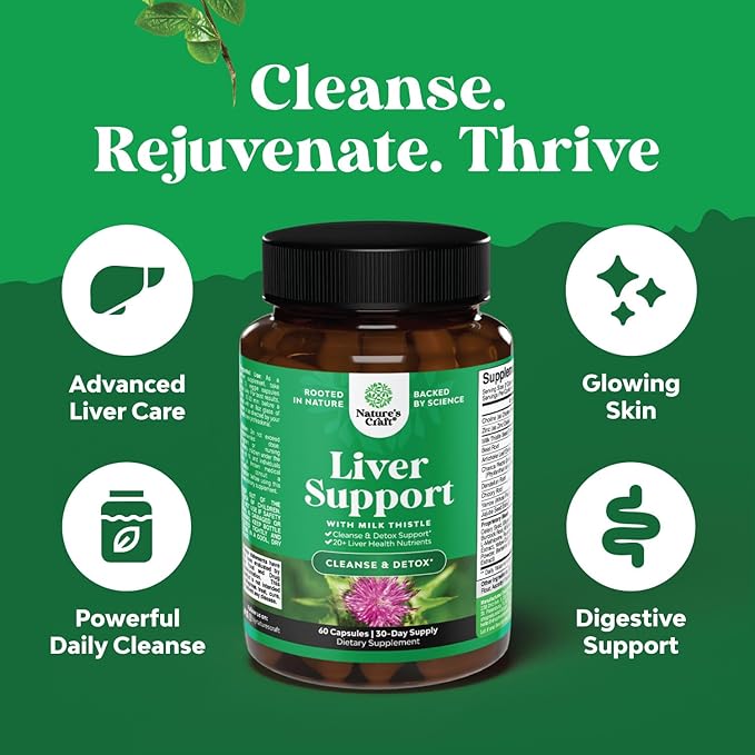Milk Thistle Liver Support Supplement