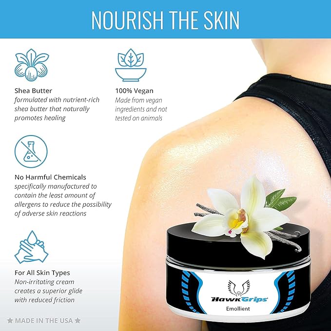 8oz Massage Emollient, Vanilla, Emollient for IASTM and Massage, Soft Tissue Mobilization & Lubrication for Massage Therapy, Shea Butter, Oil Based, Vegan, Cream Alternative, Pack of 24