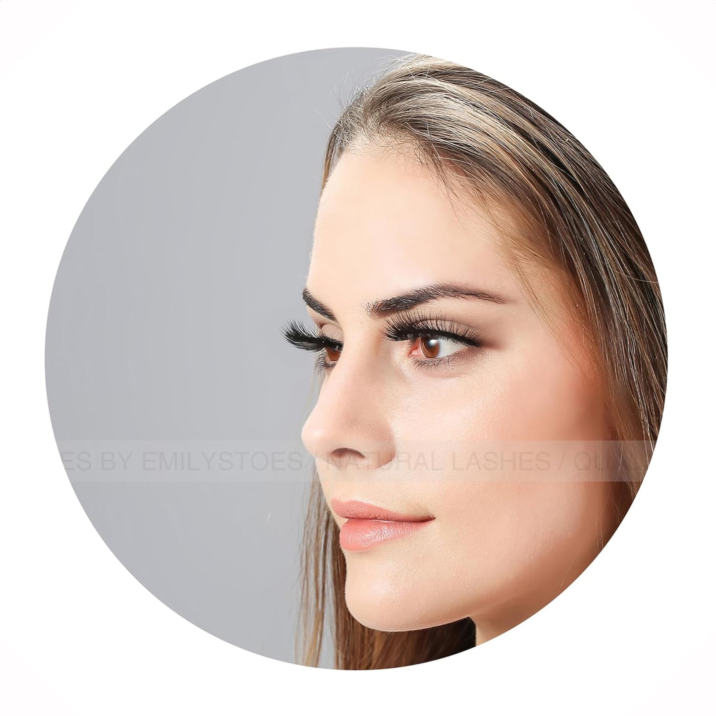 Eyelash Extensions 0.25mm Thickness D Curl Natural-Looking Individual Volume Eyelashes For Lash Extensions (12MM)