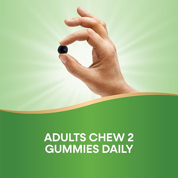 Nature’s Way Chlorofresh Chlorophyll Gummies, Supports Healthy Skin and Body Detox*, Internal Deodorant*, Orchard Fruit Flavored, 60 Gummies (Packaging May Vary)