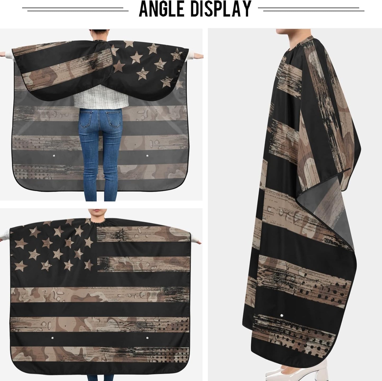 Stylish Barbershop Salon Barber Cape Haircut Cape Salon Apron Unisex Hair Cutting Apron for Men Women