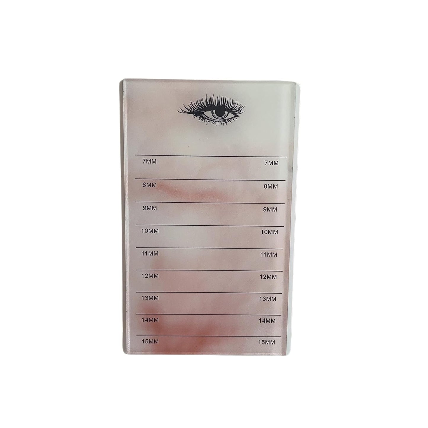 10 Layers Acrylic Eyelash Storage Box,Eyelash Holder Extension Tool,Makeup Organizer False Eyelashes Glue Pallet Holder, Grafting Eye lashes Close-Packed Display with 10 Pallets (Yellow Marble)