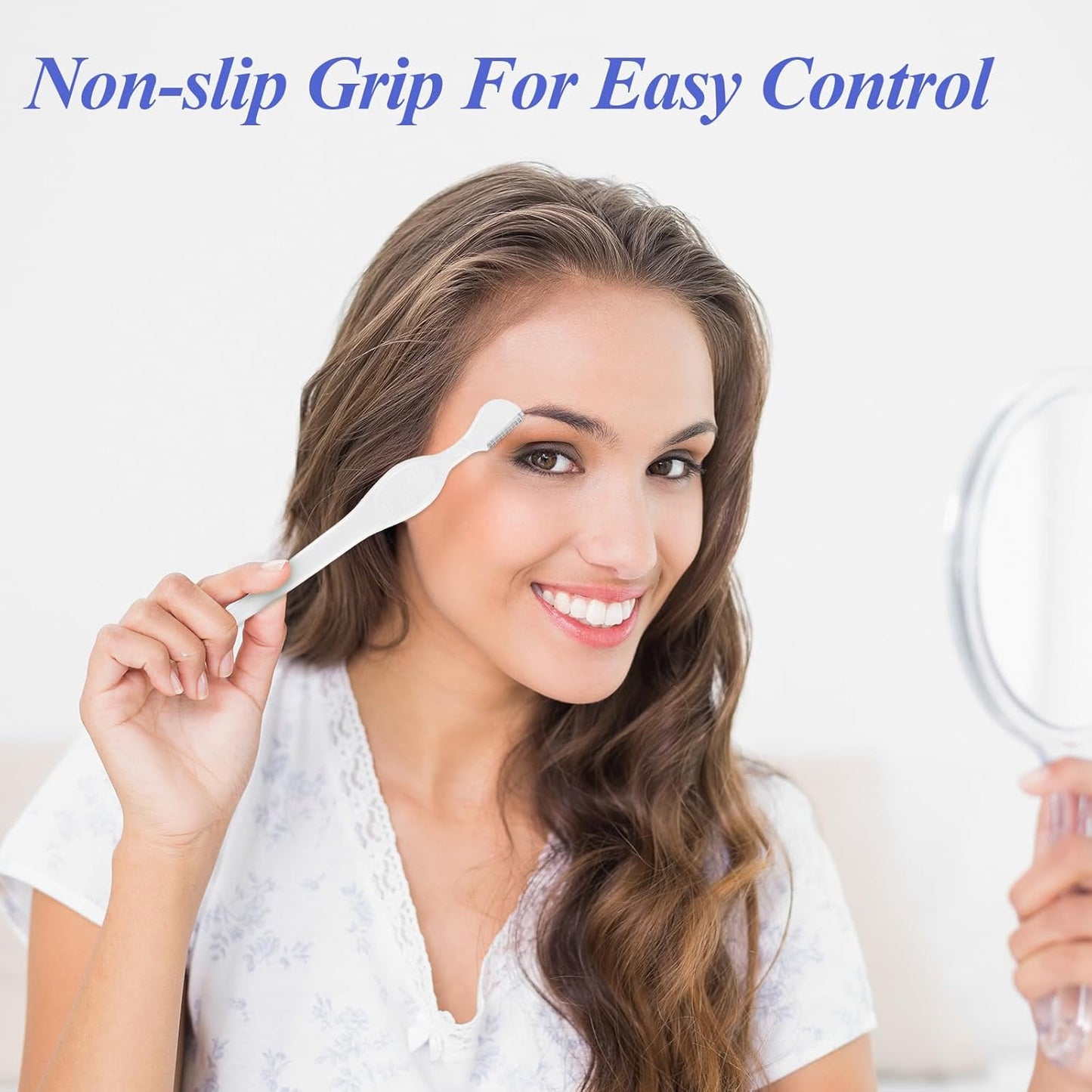 Mudder 21 Pcs Eyebrow Razor Eyebrow Shaver Facial Razor Multipurpose Face Trimmers with Precision Cover for Women Makeup Care Tools (White,Black)