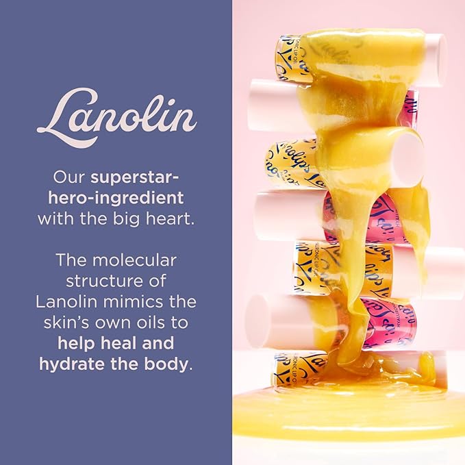 Lanolips Hydrating Lip Oil - Plumping Lip Gloss Infused with Lanolin Oil, Hyaluronic Acid & Vitamin E - Non-Sticky, Glossy Finish Beauty Products - Raspberry (0.2 Fl oz)