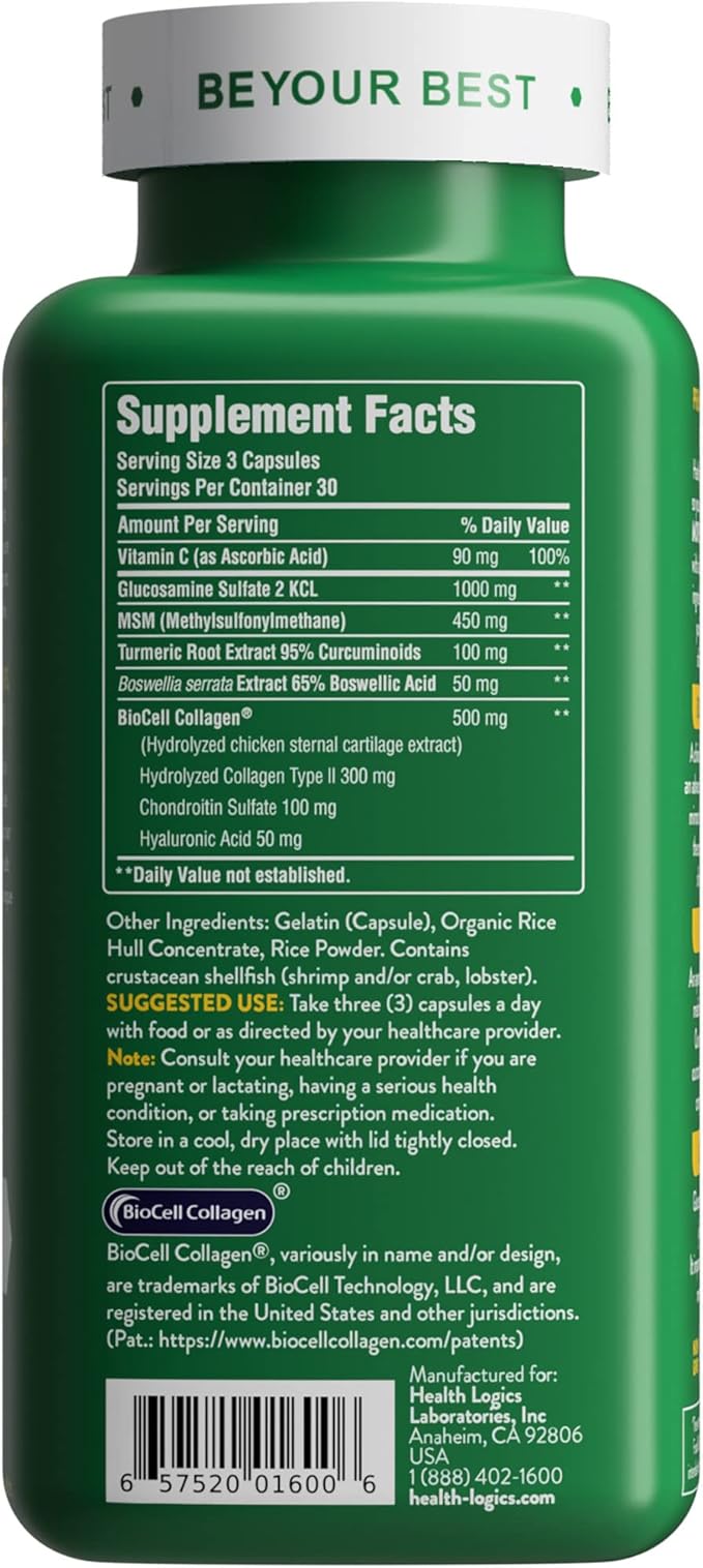 Move! Healthy Joints with BioCell Collagen, 95% Curcuminoids, 90 Capsules