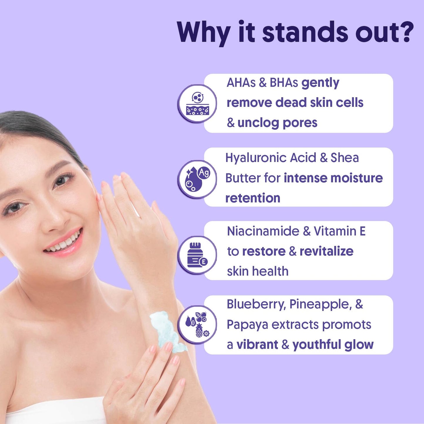 Aravi Organic De-Tan Body Lotion Combo | AHA BHA Body Lotion for Skin Renewal & SPF 50 PA++++ Sunscreen for Tan Protection | Hydrating Formula | For Men & Women | 200ml