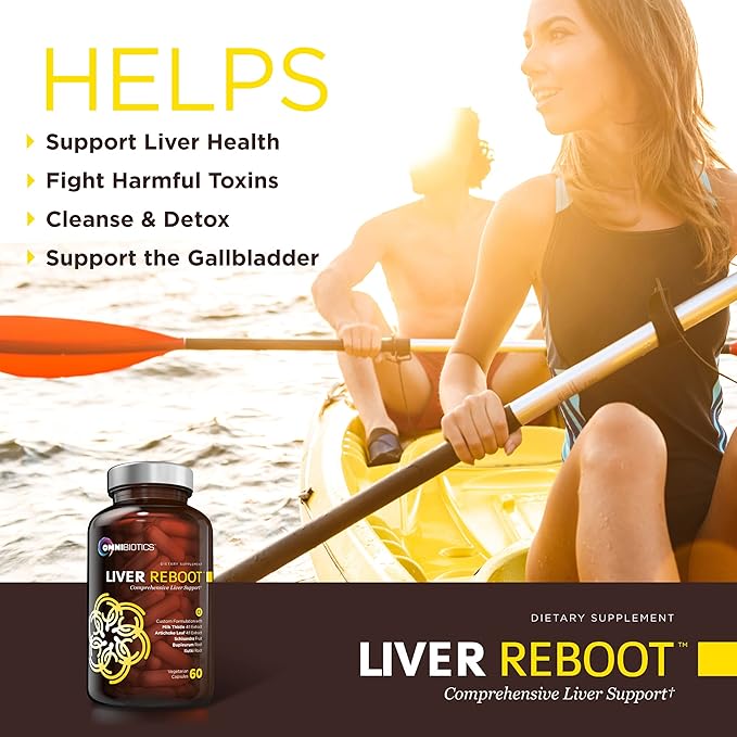 OmniBiotics Liver Detox Supplement, Liver Cleanse Support 60 Vegan
