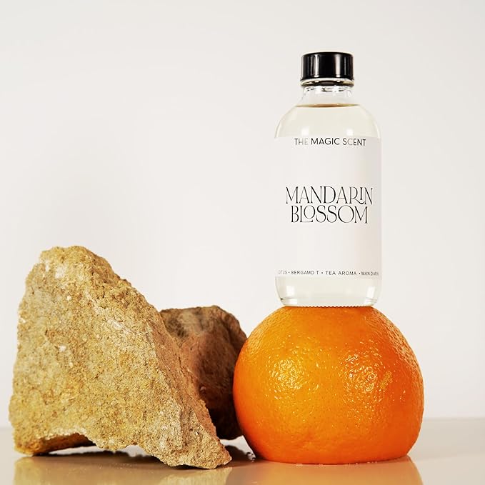 Mandarin Blossom Oils for Diffuser - HVAC, Cold-Air, & Ultrasonic Diffuser Oil, HVAC scents Inspired by St. Regis Hotel, Maldives - Essential Oils for Aromatherapy - 8.5 fl oz, 250 mL
