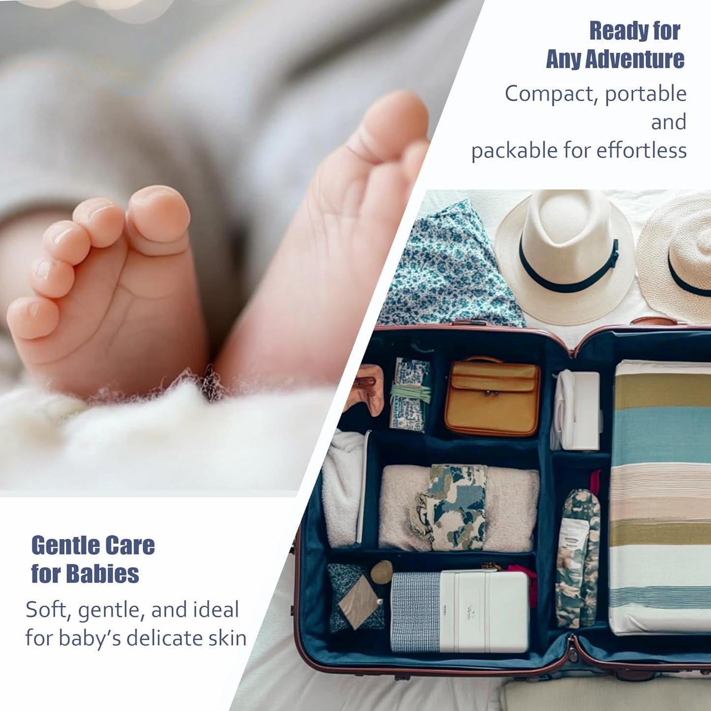 Ourmed Life Face Towels, Thicker Disposable Biodegradable Clean Face Wipes for Sensitive Skin, Lint- free Face Cloths for Makeup Remover, Skincare and Women Cleaning, Dry Wipes, 240 Count Dot Texture