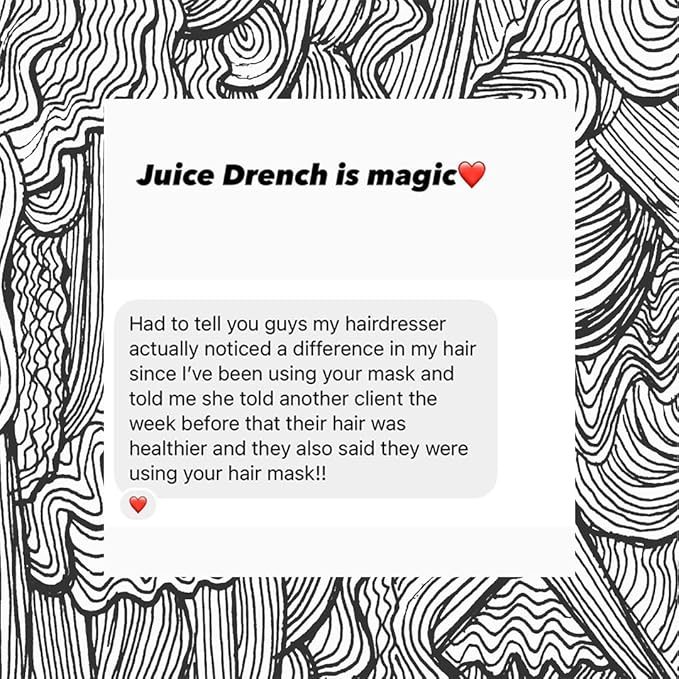 Natural Juice Drench Nourishing Hair Mask | Plant-Based, Cruelty-Free, Clean Haircare (5 oz | 147 mL)