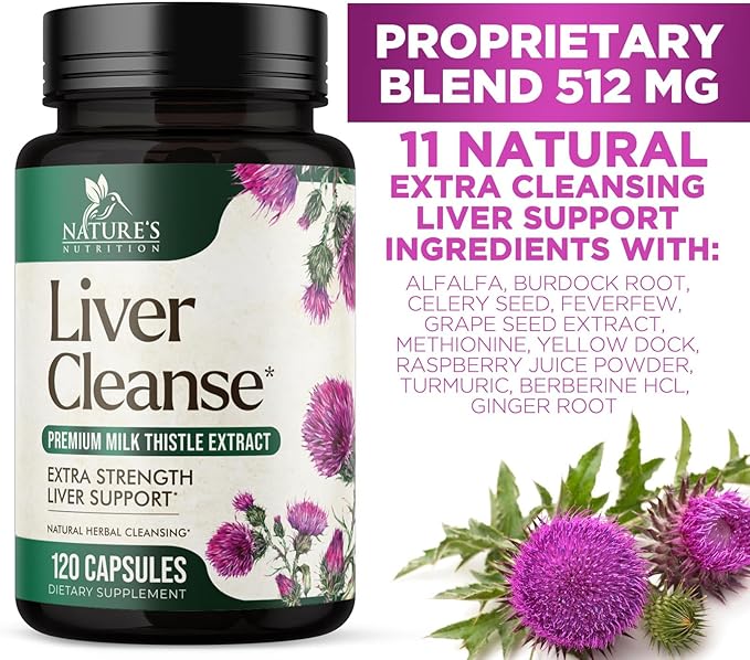 Liver Cleanse Detox & Repair Formula 120 Capsules