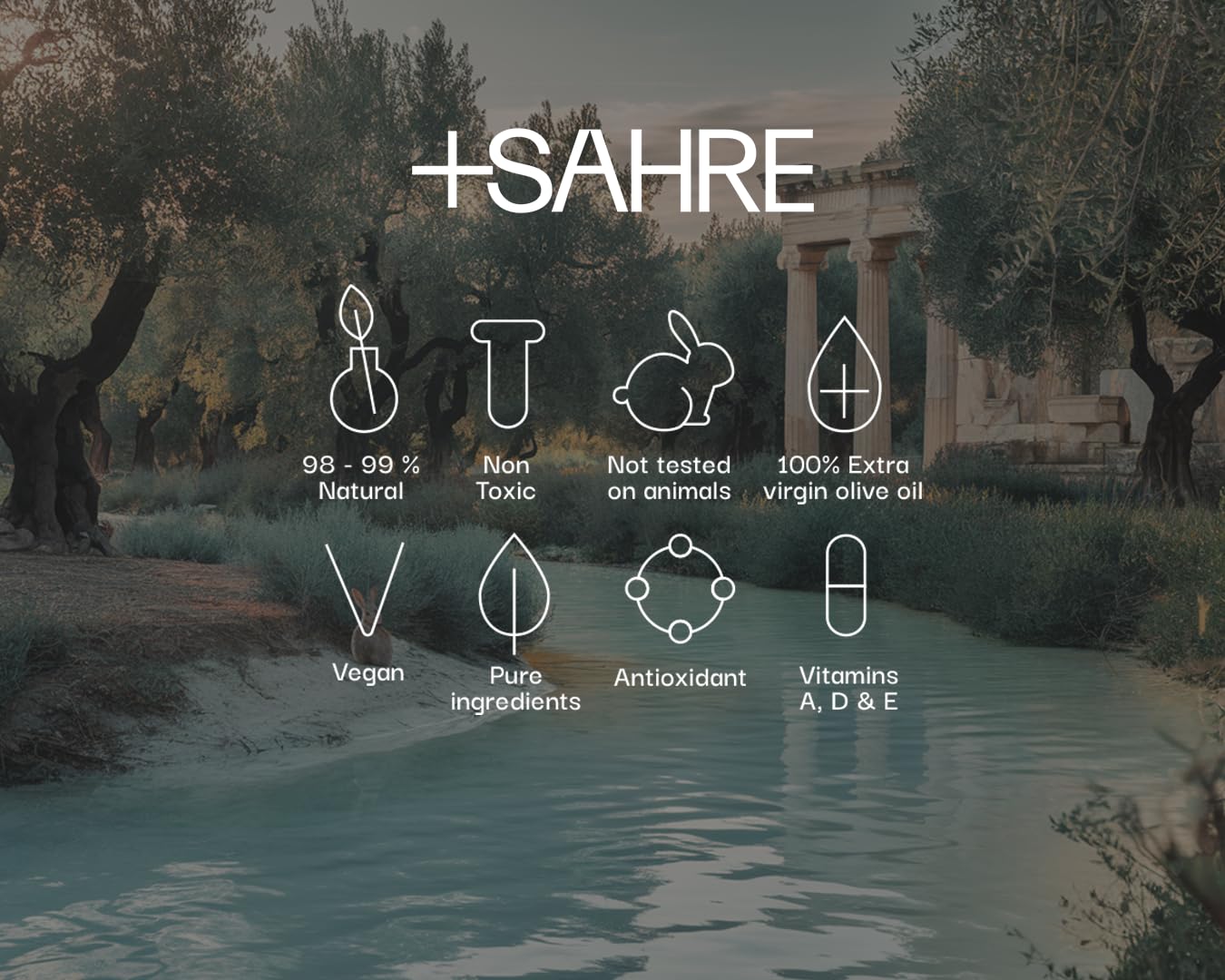 Natural Body Wash – Olive Oil & Avocado | Antioxidant-Rich | Vegan, Paraben-Free | 13.5 fl oz