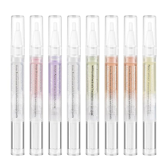 8Pcs Flavors Nail Revitalize Oil Pen Nail Treatment Kit Set