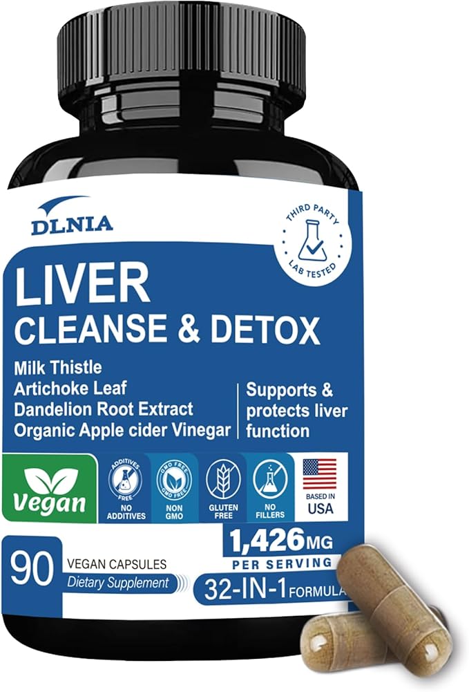Liver Cleanse Detox Milk Thistle- 90