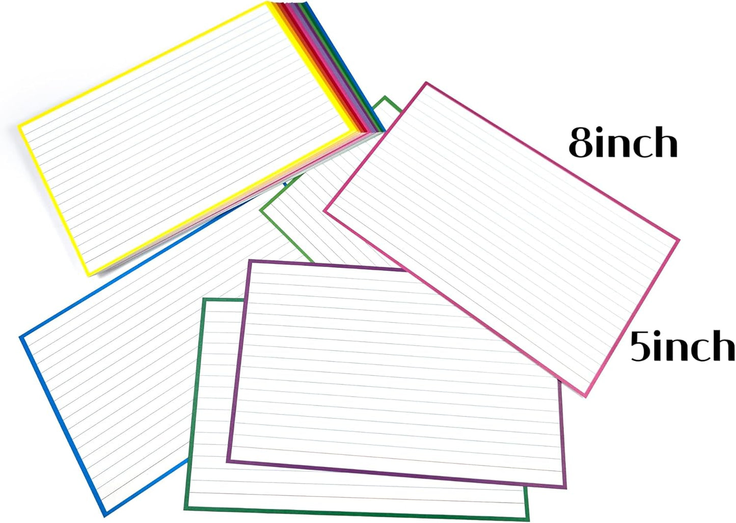 PPAPPAPPIYO 5x8 Lined Index Cards(Set of 50)