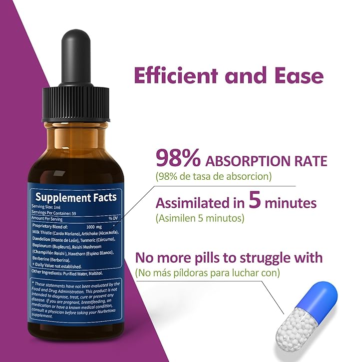 Milk Thistle Liver Support Drops 4 oz)