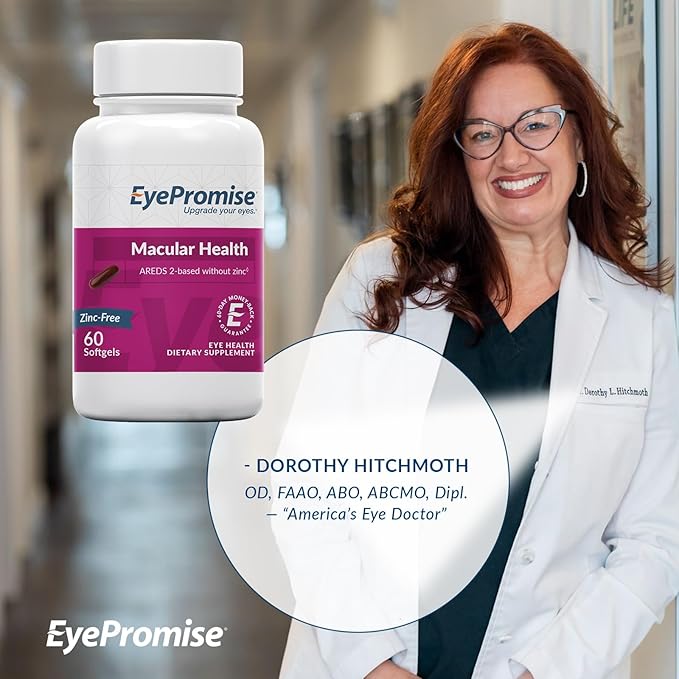 EyePromise Macular Health Eye Vitamin 60 Softgel Omega-3 Fish