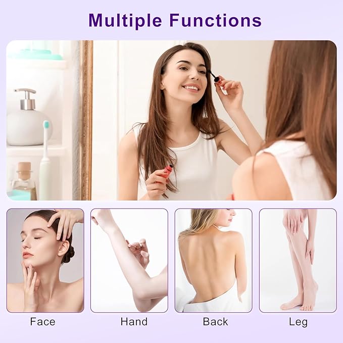 Ice Roller for Face and Eyes,Multi-Functional Facial Skin Care Tools with 2 in 1 Face Roller,Massager Roller Tools, Self Care Gifts for Men Women