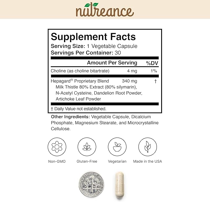 Natural Liver Support Supplement Capsule