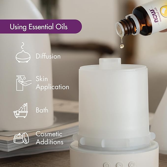 NOW Foods Essential Oils, Tumeric Essential Oil, Soothing, Uplifting, Balancing, 100% Pure, Child-Resistant Cap, 1-Ounce