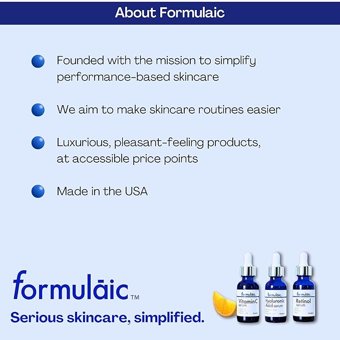 Vitamin C Face Serum with Vitamin E & Ferulic Acid, Skin Brightening Serum, Revitalizes Skin and Evens Skintone, Fragrance Free, 1 Fl Oz