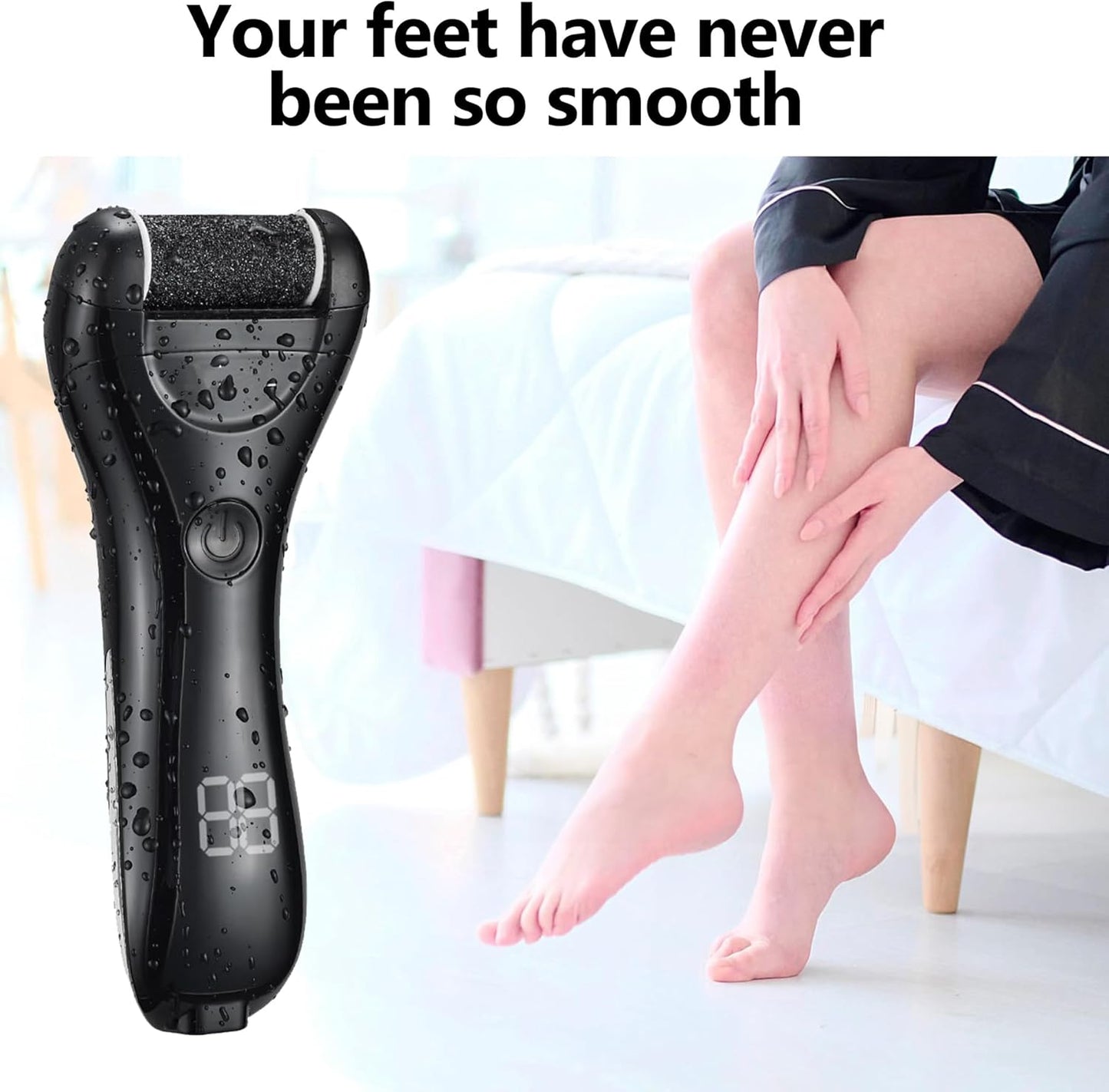 6 Pack Replacement Roller Refill Heads for Electric Foot Callus Remover, Electric Pedicure Tools Refill Heads with Extra, Regular, Fine Coarse 2 Each, Foot File Refill Roller