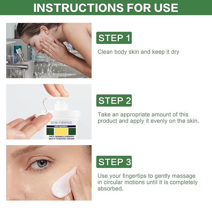 Advanced Firming & Wrinkle-Reducing Cream -Skin Firming Rejuvenating Cream, Skin Firming Rejuvenating Serum Deep Hydration, Skin Firming Rejuvenation for All Skin Types (3.52 Fl Oz, 2PCS)