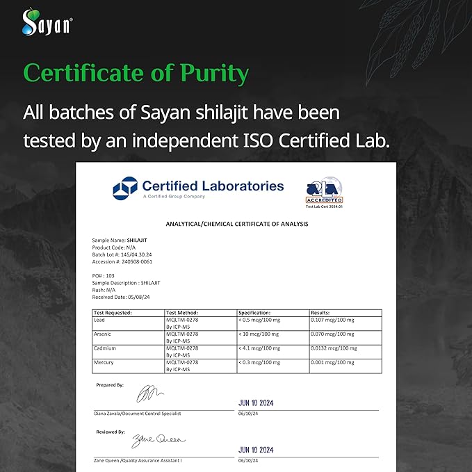 Sayan Shilajit Pure Organic Black Resin Mineral Tablets - Premium Quality Supplement Drops for Men and Women (60 Tablets, 1-2 Month Supply) for Immune Support, Natural Detox, and Energy Boost