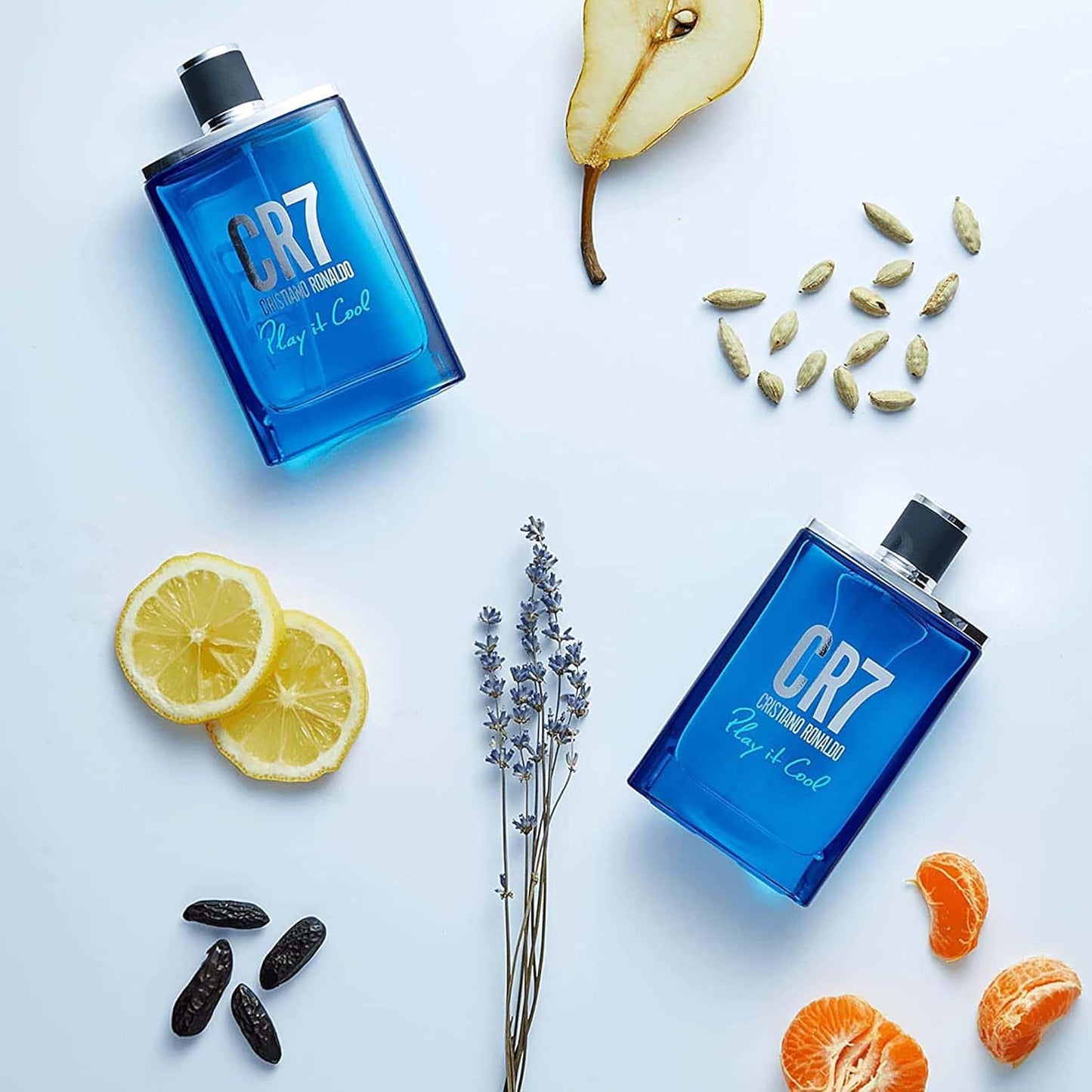 CR7 Play It Cool Cristiano Ronaldo - Eau De Toilette Cologne Scent for Men - With Mandarin, Bergamot, Lavender, and Musk - From Cristiano Ronaldo's Original Men's Fragrance Collection - 3.4 oz