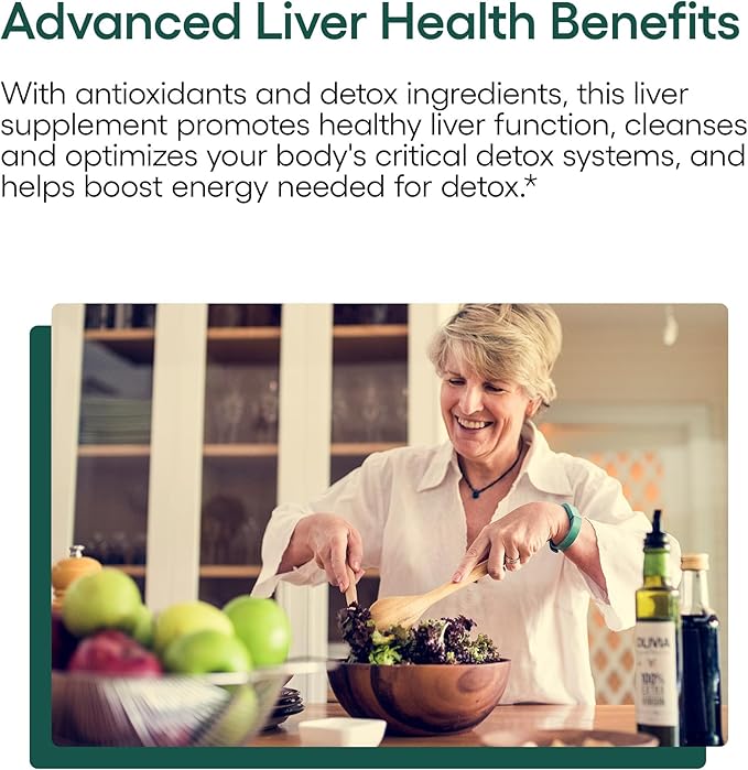 EcoNugenics ecoDetox Supplement for Liver Detox B12, Magnesium 90 Capsules