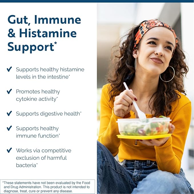 Researched Nutritionals Probiotics for Digestive Health - Multi-Biome - Spore Based Probiotics & Live Probiotics for Gut Health & Immune Support + Healthy Histamine & Cytokine Activity (30 Capsules)