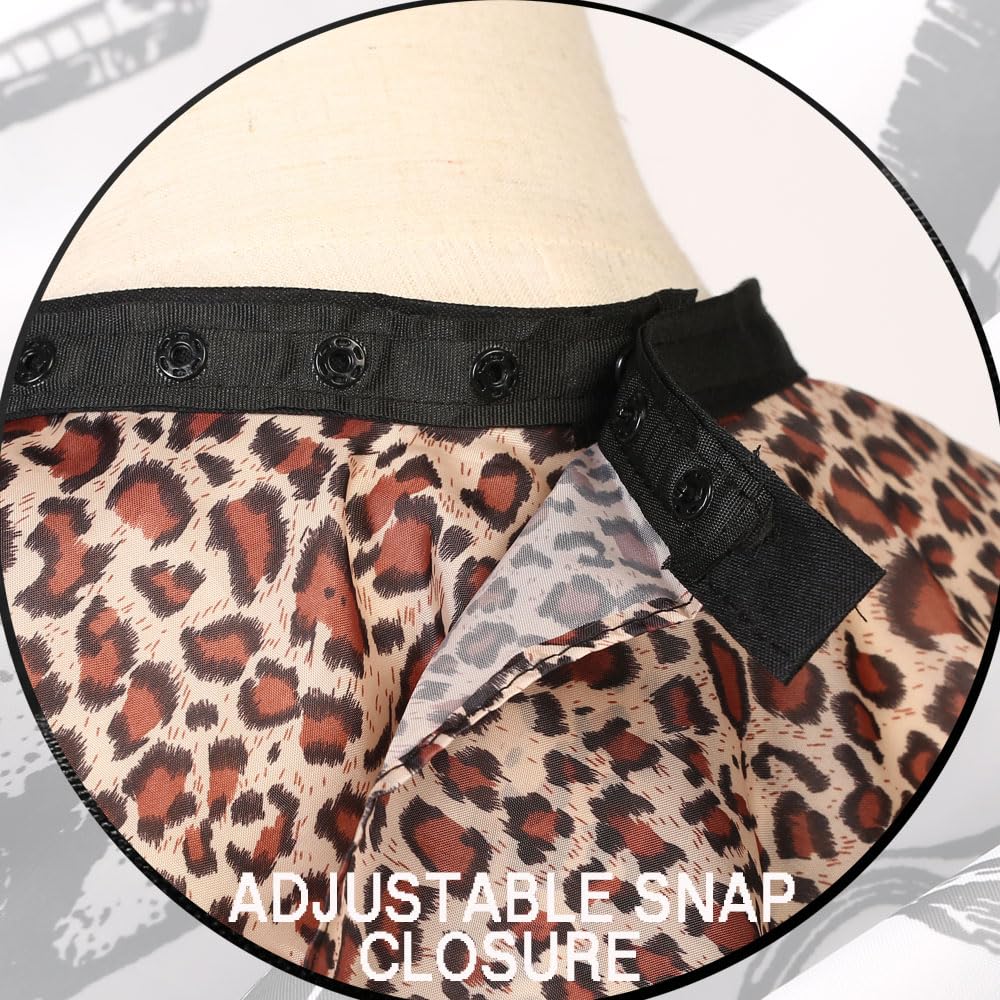 Professional Hair Cutting Cape with Neck Duster Brush, Salon Barber Cape, Hairdressing Accessories