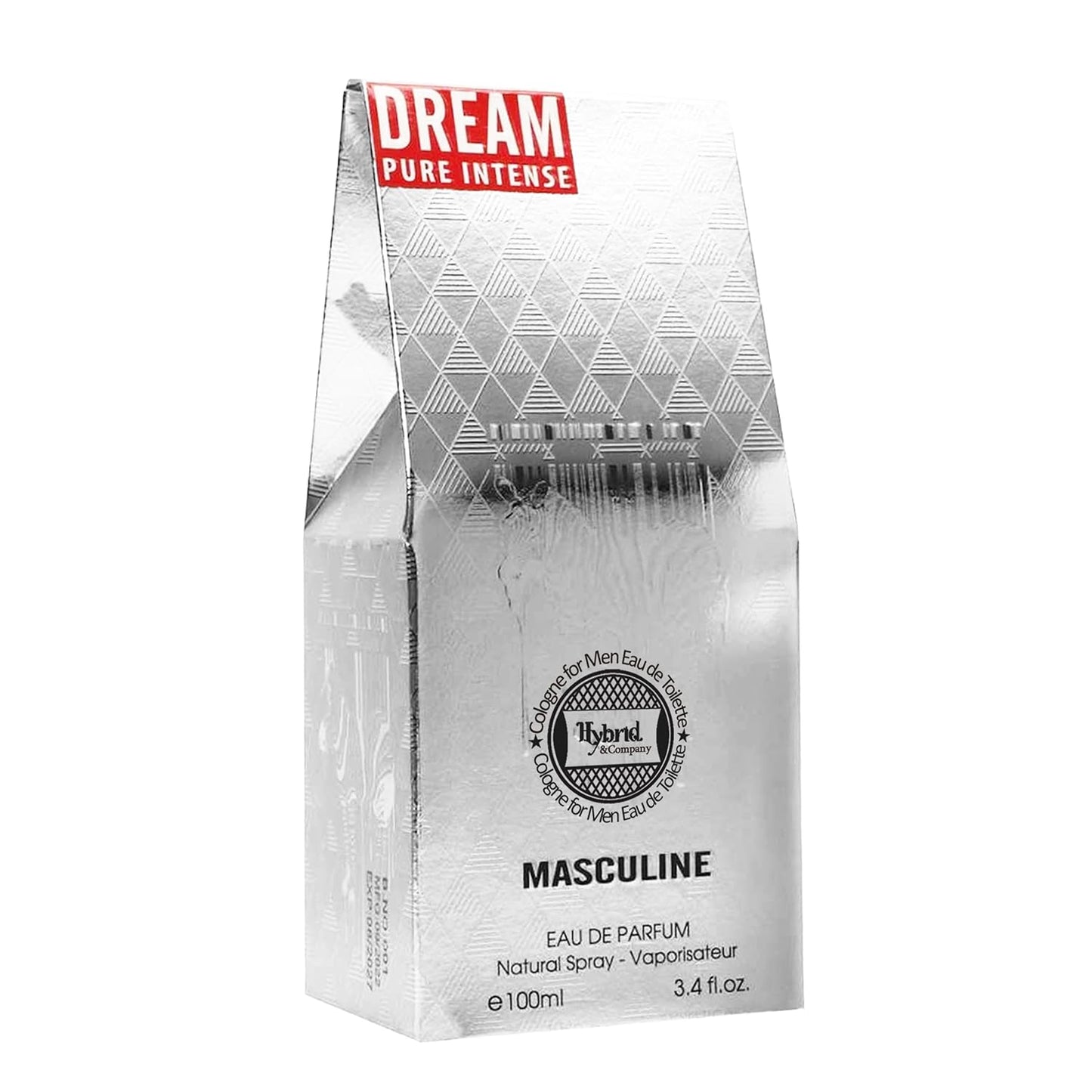 Hybrid & Company Dream Pure Intense For Men Eau De Parfum Vaporisateur Natural Spray 3.4 Fl Oz