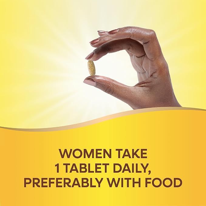 Nature’s Way Alive! Women’s 50+ Ultra Potency Complete Multivitamin, High Potency Formula, Promotes Healthy Heart, Brain, Bones*, with Methylated B12, Gluten-Free, 60 Tablets (Packaging May Vary)