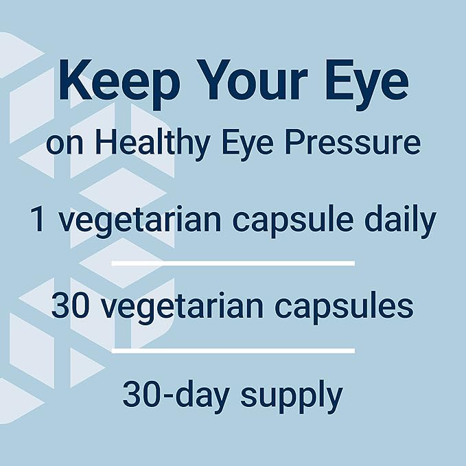 Life Extension Eye Pressure Support with Mirtogenol - Eye Health Supplement for Healthy Eye Pressure - with French Maritime Pine bark – Gluten-Free, Vegetarian, Non-GMO - 30 Capsules