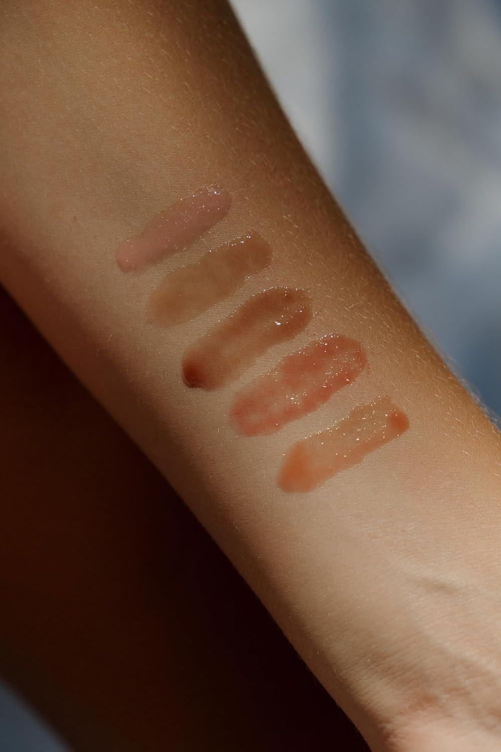 Tinted Lip Oil with Tallow & Lanolin – Hydrating Balm-Gloss Hybrid with Cherry Seed Oil & Castor Oil – Natural Mineral Pigments, Nourishing Moisture, Non-Sticky Shine (5 Shades) (Bare)