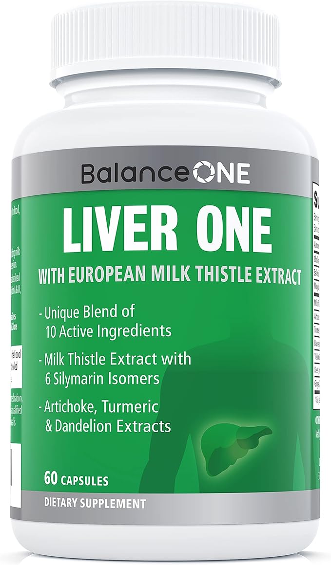 Liver One Supplements 10 Natural 30 Day