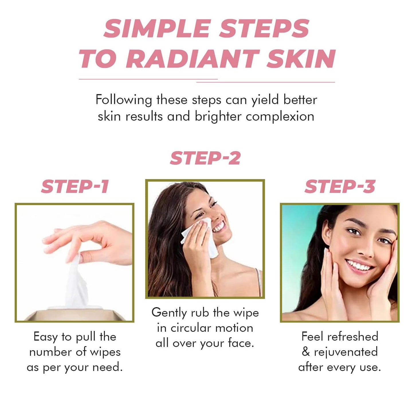 Collagen Facial Wipes - Dermatologist-Tested, Korean Skin Care, Hydrating & Firming Face Wipes for Cleansing & Refreshing - Gentle, Vegan, 95% Natural - 1 Pack